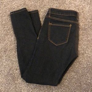 Dark Jeans | Size 5 | Zipper Bottoms